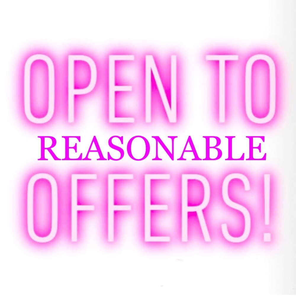 Open To Reasonable Offers! 😊